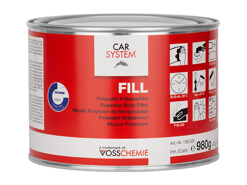 Car/Motorcycle Painting: 2kg Mastic Universal Polyester Bodywork + Hardener