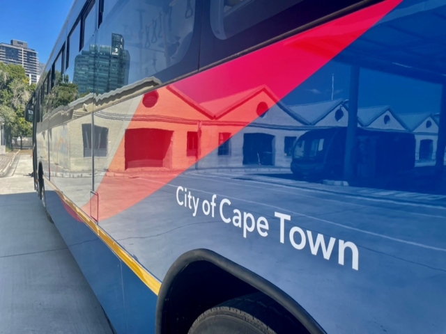 City of Cape Town MyCiti Bus Repainted with 68 Line
